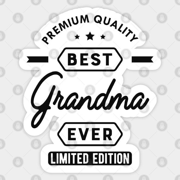 Grandma - Best Grandma Ever Sticker by KC Happy Shop